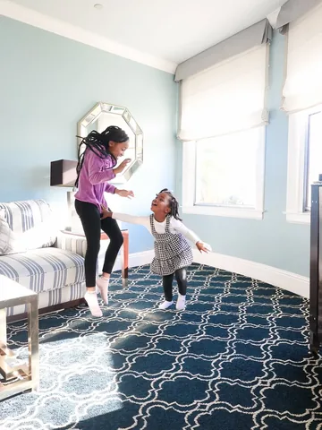 missporsha Instagram post about Claremont Resort family staycation