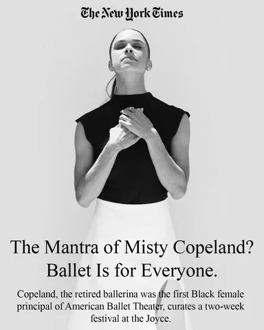 mistyonpointe Instagram post about Ballet Festival announcement