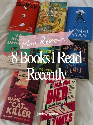 mitsy_reads Instagram post about Recent reading roundup