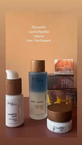 mochiandblush Instagram post about Free + True skincare box review