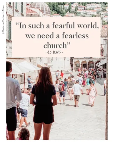moderncatholicmom Instagram post about Inspirational quotes