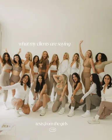 morganlindseyfit Instagram post about Online fitness coaching