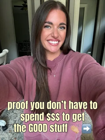 morgbullard Instagram post about Affordable product alternatives