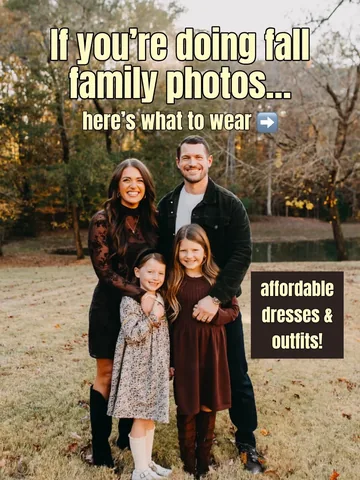 morgbullard Instagram post about Family photo outfits