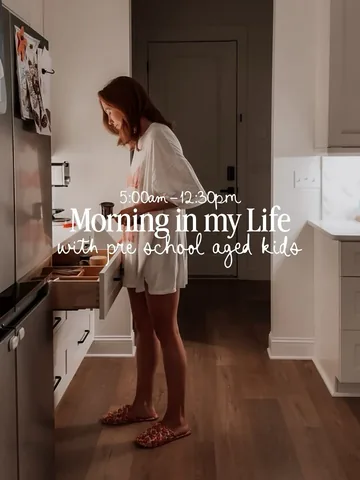 moriahcrobinson Instagram post about Morning routine with preschoolers