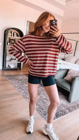 moriahcrobinson Instagram post about Hot weather fall outfits