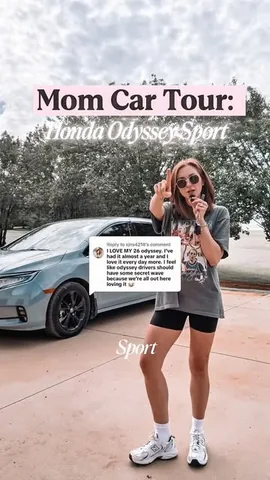 moriahcrobinson Instagram post about Honda Odyssey minivan
