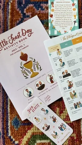 motherhoodismyfiat Instagram post about Catholic educational resources