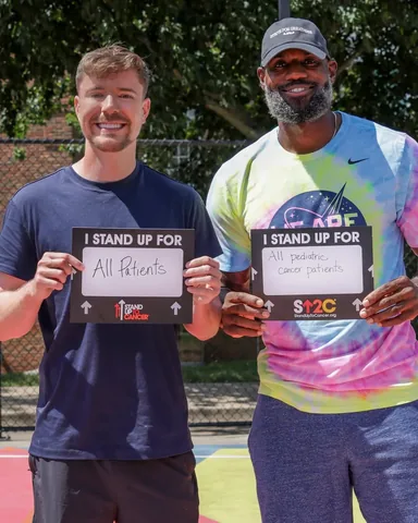 mrbeast Instagram post about Charitable initiative