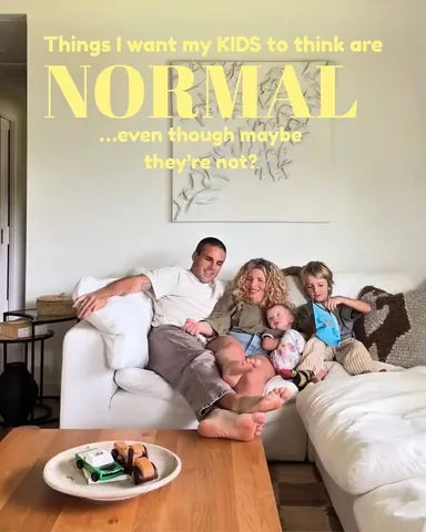 mrkate Instagram post about Creative family lifestyle