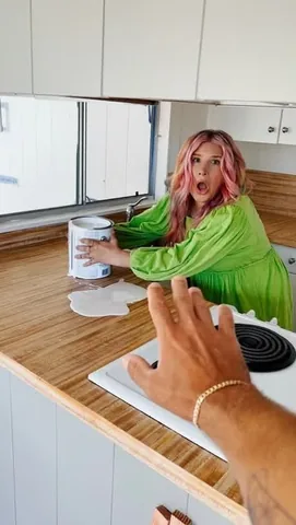 mrkate Instagram post about DIY home renovation