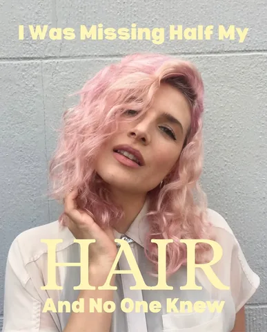 mrkate Instagram post about Hair journey