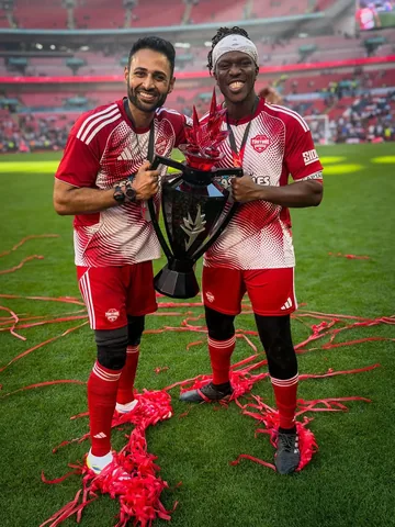 mrwhosetheboss Instagram post about Football achievement
