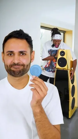 mrwhosetheboss Instagram post about Speaker comparison