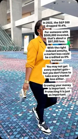 msbsanders Instagram post about Fixed indexed annuities and retirement planning