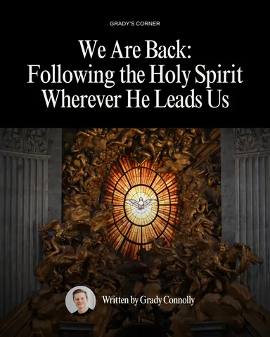 msgr.rossetti Instagram post about Ministry transition