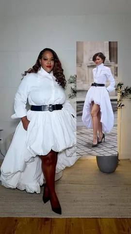 mskristine Instagram post about Plus size celebrity inspired fashion