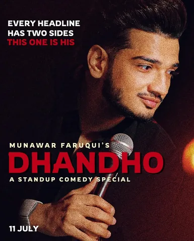 munawar.faruqui Instagram post about Stand up comedy event promotion