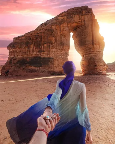 muradosmann Instagram post about Saudi Arabia landscapes