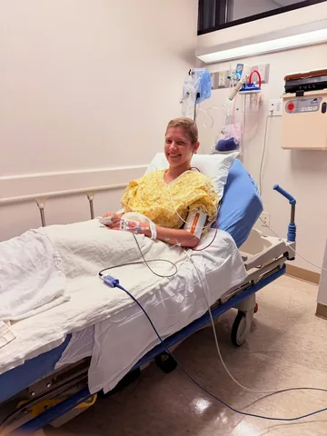 mustardseedsandwildflowers Instagram post about Bible verse during cancer treatment