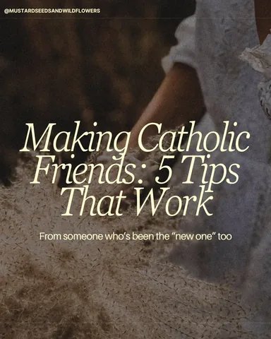 mustardseedsandwildflowers Instagram post about Holy friendships