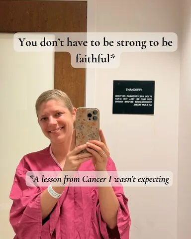 mustardseedsandwildflowers Instagram post about Faith during fear