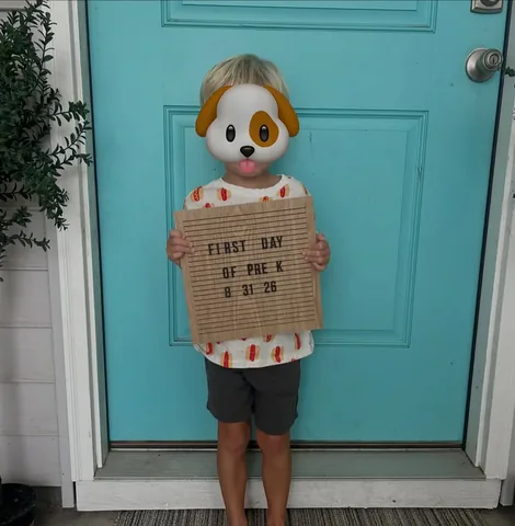 myabysslife Instagram post about Back to school transition