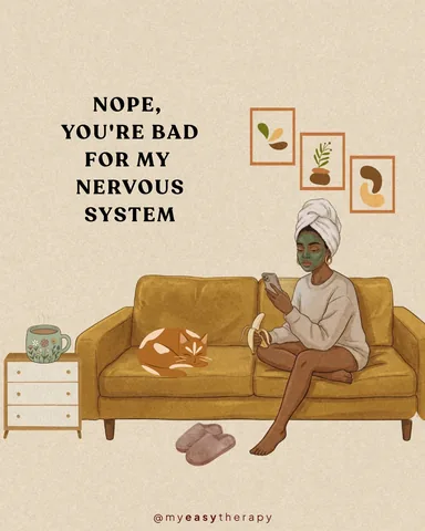 myeasytherapy Instagram post about Mental health resources