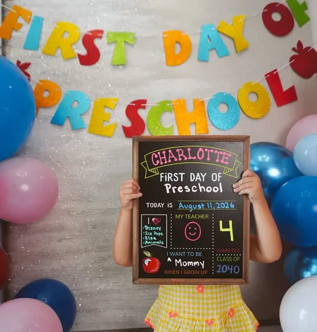 my_lox_life Instagram post about First day of preschool
