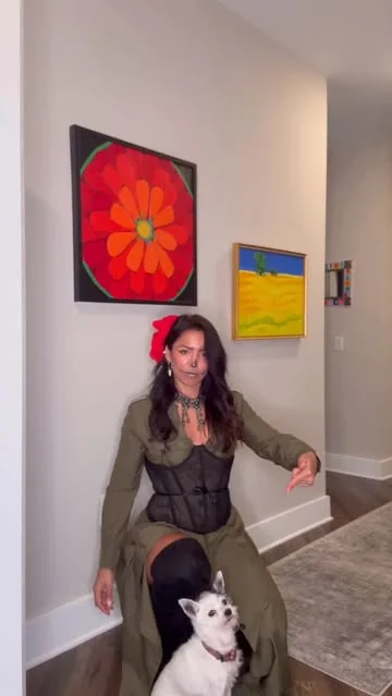 mytrainercarmen Instagram post about Halloween costume