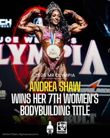 mzprettymuscle Instagram post about 2026 Olympia championship
