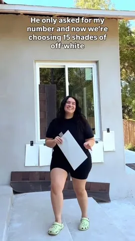 nadiaaboulhosn Instagram post about Exterior paint selection