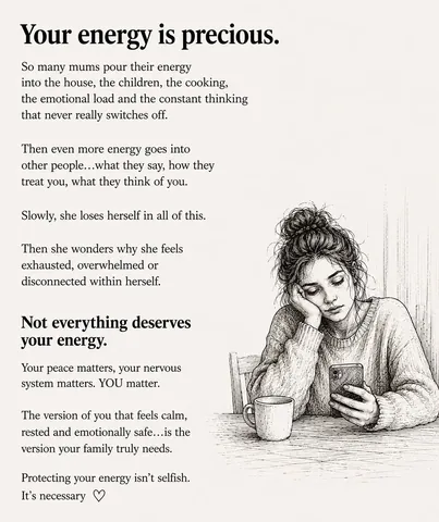 nadiaschoice Instagram post about Self care and personal needs