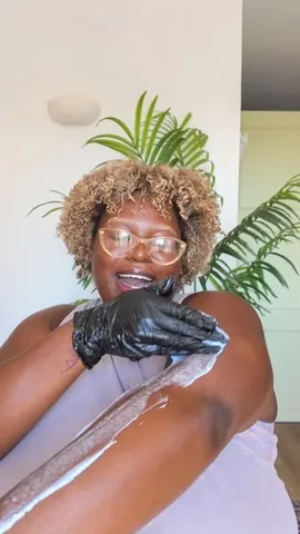 naomi.native Instagram post about Body hair bleaching