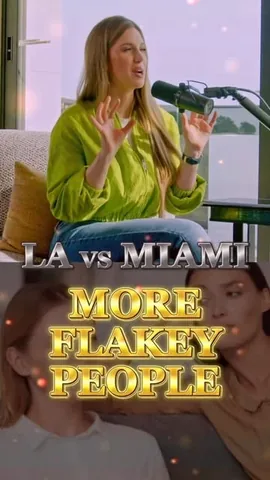 nataliefriedman Instagram post about Los Angeles versus Miami