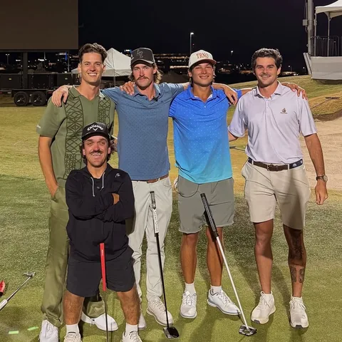 natehilltv Instagram post about Golf competition