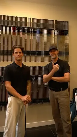 natehilltv Instagram post about Golf club fitting