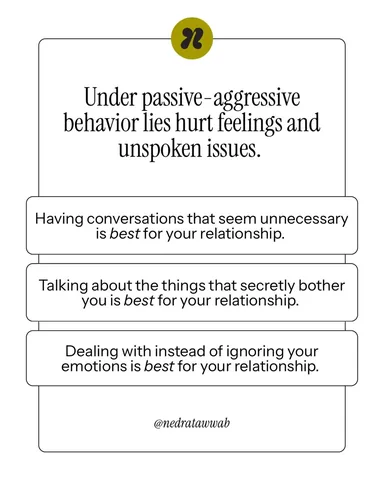 nedratawwab Instagram post about Difficult conversations