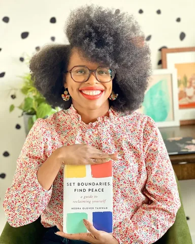 nedratawwab Instagram post about Book on personal boundaries