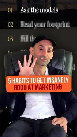 neilpatel Instagram post about Marketing research habits