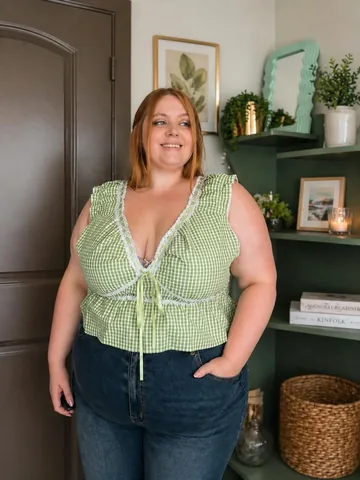 nerdycurvyandthriving Instagram post about Plus size fashion