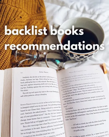 nerdytalksbookblog Instagram post about Backlist reading