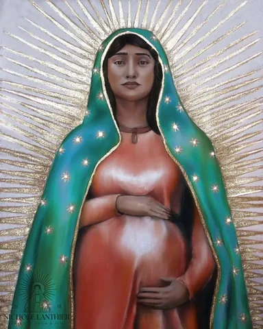 nicholelanthier Instagram post about Our Lady of Guadalupe