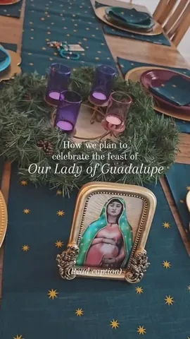 nicholelanthier Instagram post about Family celebration of Our Lady of Guadalupe