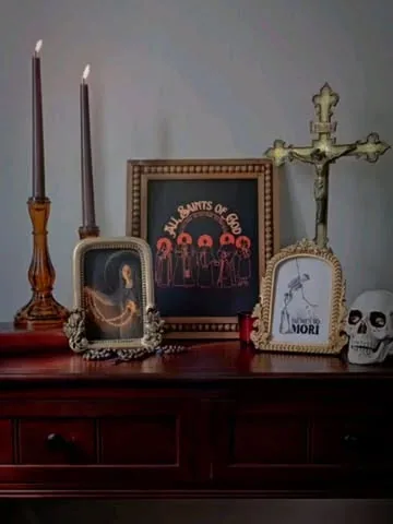 nicholelanthier Instagram post about Hallowtide print bundle