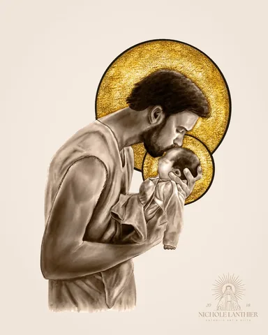 nicholelanthier Instagram post about Saint Joseph