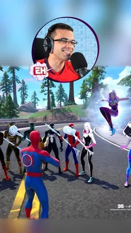 nickeh30 Instagram post about Spider Man skins