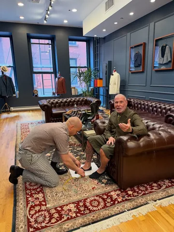 nickwooster Instagram post about Bespoke footwear