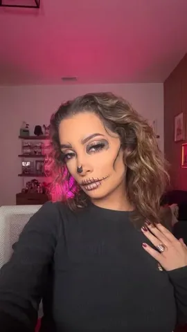 nicolconcilio Instagram post about Halloween makeup