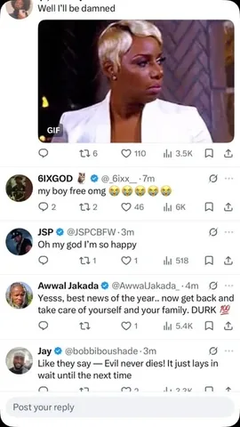 nicolevada Instagram post about Lil Durk legal outcome